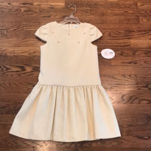 Luli & me jacquard drop waist dress